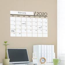Symple Stuff 2020 Dry Erase Calendar Wall Decal Wayfair Ca In 2020 Dry Erase Wall Calendar Dry Erase Wall Chalkboard Wall Calendars