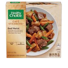 See how the history of tv dinners has materialized into today's culture. Beef Merlot Healthy Choice
