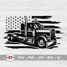 Us Big Truck Svg Us Truck Svg Truck Clipart Big Truck Etsy Clip Art Big Trucks Svg