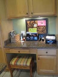 Pearls In Paradise Kitchen Desk Organization Kitchen Desk Organization Kitchen Desks Kitchen Desk Areas