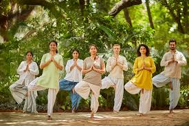 We then practiced meditative asana and chanted om. Stories Of Yoga On Google Arts Culture