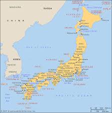 Large physical map of japan with roads, cities and airports. Honshu Facts History Points Of Interest Britannica