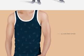 If you are working on apparel designs, you need best mockups to present your designs in professional way. Men S Tank Top Mockup Set In Apparel Mockups On Yellow Images Creative Store