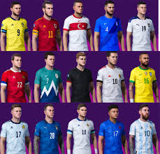 Kits collection from efootball pes 2020 datapack. Pes 2020 National Teams Kits V3 Aio Update 20 21 By Avif Avriadi Pesnewupdate Com Free Download Latest Pro Evolution Soccer Patch Updates