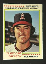 1978 TOPPS #241 NOLAN RYAN RECORD BREAKER BASEBALL CARD