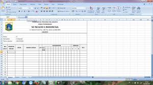 Cara Membuat Daftar Hadir Atau Absensi Di Microsoft Excel Youtube