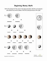 Coin Math Worksheet Education Com Money Worksheets Money Math Free Math Worksheets