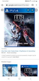 Ps4 Game Star Wars Jedi Ps4 Games Star Wars