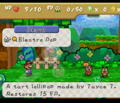 10.09.2021 · kooper is mario's second party member in paper mario. Stryder7x On Twitter Weird Bug With The Electro Pop Item Found By Rainchus So The Item Text Says It Restores 15 Fp Right Except It Does Something Like This Current Hp