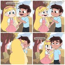 A Kiss Starvstheforcesofevil In 2020 Star Vs The Forces Of Evil Starco Comic Star Vs The Forces