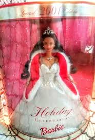 2001 Mattel Special Edition Holiday Celebration Barbie Doll African American Nib Mattel Holiday Barbie Dolls Happy Holidays Barbie Holiday Barbie