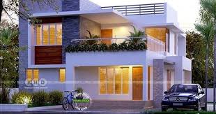 4 Bedroom Modern Flat Roof House Plan In 2020 House Roof Design Kerala House Design Flat Roof House