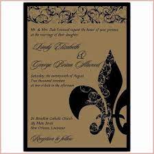 13 Miraculous Fleur De Lis Wedding Invitations With Photos