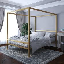 Queen size canopy bed constructed from oversized bamboo. 25 Cheap Bed Frames Under 250 Where To Buy Inexpensive Beds