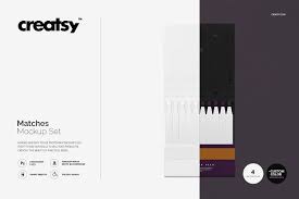 Matches Mockup Set Free Psd Mockups Templates Mockup Free Psd Mockup Psd
