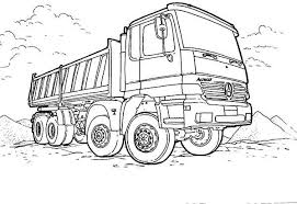 Home mercedes lkw ausmalbilder mercedes lkw ausmalbild. New Mercedes Dump Truck On Working Site Coloring Page Ausmalbilder Ausmalen Ausmalbilder Traktor