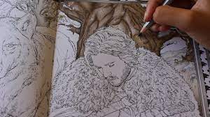I hope you enjoy these pictures to print and color. Jon Snow And Ghost Game Of Thrones Coloringbook Part 1 2 Youtube