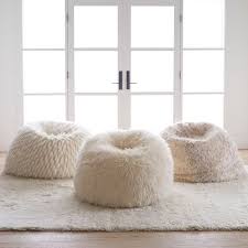 This bean bag is produced with a 100% super cozy faux sheepskin sherpa zippered slipcover, which is so soft your kid will not mind reading for a few extra minutes every day. Furlicious Ivory Faux Fur Bean Bag Chair Slipcover Pottery Barn Teen