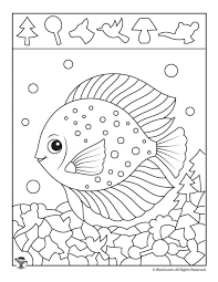 Supercoloring.com is a super fun for all ages: Ocean Angel Fish Hidden Picture Printable Woo Jr Kids Activities Hidden Pictures Hidden Pictures Printables Hidden Picture