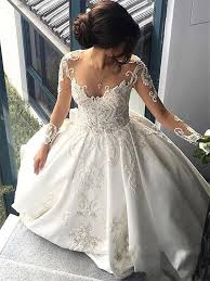 Check spelling or type a new query. Affordable Duchesse Linie U Ausschnitt Lange Armel Kathedrale Schleppe Satin Hochzeitskleid Queenabelle Online Kaufen