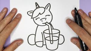 Es gilt als das edelste aller fabeltiere und. Ein Niedliches Und Kawaii Einhorn Malen Kawaii Bilder Youtube