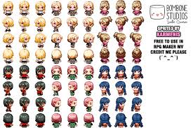 Sprites On Collective Arts Deviantart Instant sprite sheet creator for rpg maker mv. sprites on collective arts deviantart