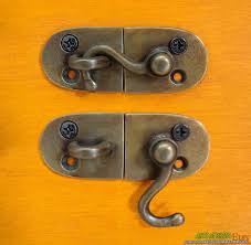 2 51 Inches Lot Of 2 Pcs Door Latch Joint Hook Antique Vintage Brass Solid Lock Goruntuler Ile Kayar Kapi Tamirat Endustriyel