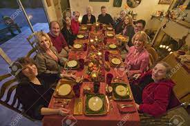Description a party thrown on the occasion of thanksgiving. Guests At An Elegant Thanksgiving Dinner Party Stock Photo Picture And Royalty Free Image Image 20711319