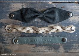 Three Diy Leather Bracelets Lia Griffith