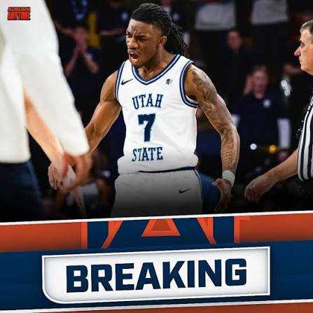 BREAKING: Utah State transfer guard Kolby King has committed to Auburn, per  On3. The 6-1 senior averaged 7.5 points and 3.3 rebounds per game this past  season.