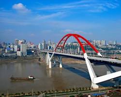 Image of Caiyuanba Yangtze River Bridge Pictures