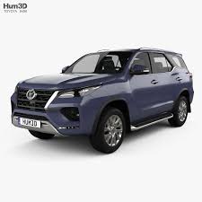 3d Model Of Toyota Fortuner 2020 In 2020 3d Model Toyota Toyota Cars