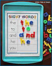 Cookie Sheet Bundle For Sight Words Blends Digraphs And Word Families Make Take Tea Cookie Sheet Activities Teaching Sight Words Sight Words Kindergarten