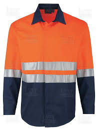 Camisola Con Cinta Reflejante Camisa Uniforme Uniformes Industriales Ropa De Hombre