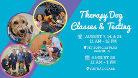 Therapy Dog Classes & Testing