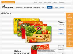All you need to do is shop as usual by adding items to your cart and select gift card as the mode of payment. Wegmans Gift Card Balance Check Balance Enquiry Links Reviews Contact Social Terms And More Gcb Today