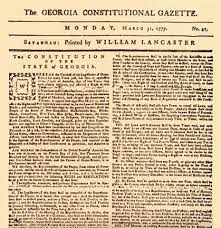 Georgia Constitution Of 1777