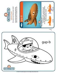 Octonauts Colour Gup B Treehouse Cartoon Coloring Pages Octonauts Octonauts Birthday Octonauts Birthday Party