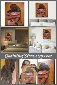 Acrylic Painting On Canvas Love Bedroom Art Decor Abstract Painting Of Couple Romantic Wall Art Bedroom Gif Romantic Wall Art Etsy Painting Unique Wall Art