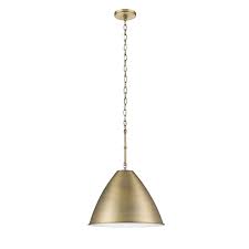 Lenox 1 Light Rod Pendant Antique Brass Brass Pendant Lights Kitchen Gold Pendant Lighting Brass Pendant Light