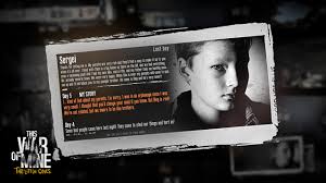 I would suggest, to aim for this achievment, when you run for the you are a liar achievment. This War Of Mine The Little Ones Review Gamerevolution