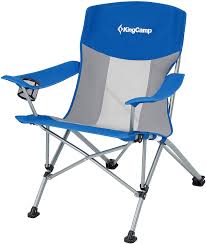 Core 40021 equipment folding padded hard arm chair with carry bag, gray. Buy Kingcamp Camping Folding Chair Outdoor Mesh Back Oversized Padded Arm Portable Chair Folding Lawn Chairs Heavy Duty Camping Chairs Steel Frame With Cup Holder Supports 300 Lbs Online In Vietnam B08smjylhw