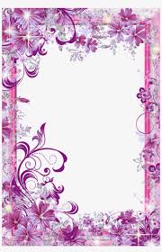 Succulent frame, border on white background. Floral Design Purple Flower Border Design Png Image Transparent Png Free Download On Seekpng