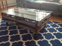 All pieces are carefully nailed one by one until the piece is structurally complete. Rustic Pallet Wood Coffee Table