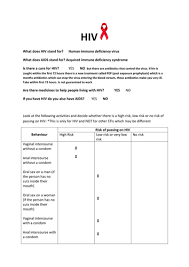 The most common ways that someone can get hiv are by: Hiv Quiz Teaching Resources