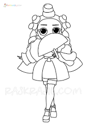Lol Omg Coloring Pages Free Printable New Popular Dolls