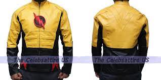 Reverse Flash Yellow Dr Harrison Wells Leather Jacket At Best Price Jackets Leather Jacket Stylish Jackets