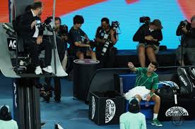So, the combined slam titles tally of thiem's opponents in his first three slam finals is 49 titles. Novak Djokovic Explodes At Umpire During Tense Australian Open Final