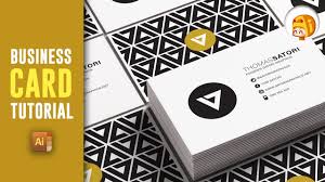 Looking for help with microsoft office? How To Make A Professional Business Card In Illustrator Satori Graphics Youtube