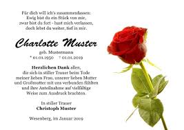 Maybe you would like to learn more about one of these? Danksagungen Trauer